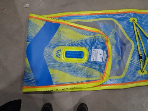 AQUA MARINA REVOLUTION STAND UP INFLATABLE PADDLEBOARD WITH CARRY BAG AND ACCESSORIES - 11FT X 34" X 6" - BLUE (MODEL: BT-26SBT/1989193) image 4