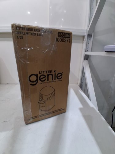 LITTER GENIE EASY ROLL PAIL - 8 DAY CAPACITY - 17.5" - GREY (model: i000371) image 2
