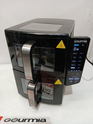 GOURMIA 4 DISH DUAL BASKET AIR FRYER WITH SYNCH FINISH AND SYNC COOK - 11 QT - BLACK (MODEL: GAF1180) image 9