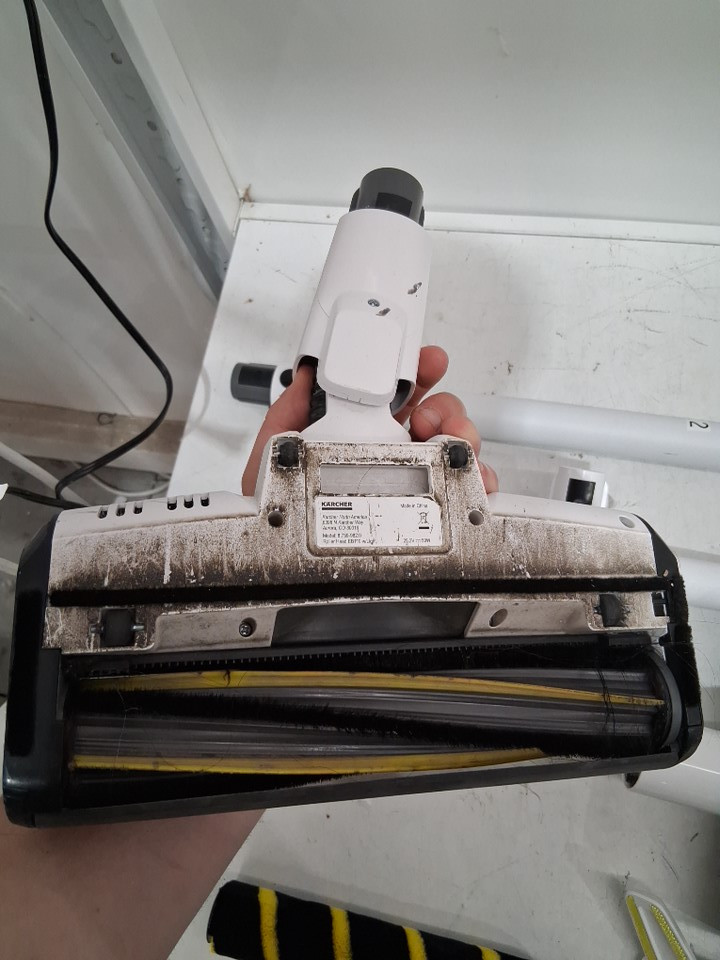 KARCHER VCN 5 CORDLESS LIGHTWEIGHT STICK AND HANDHELD VACUUM CLEANER, 3 SPEED - 550W - WHITE/YELLOW (MODEL: VCN 5) image 6