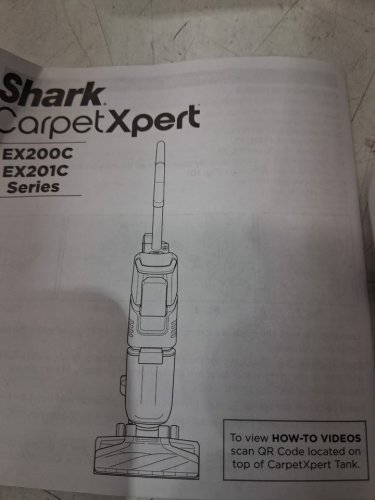 SHARK CARPET XPERT WITH STAIN STRIKER CARPET CLEANER WITH STAIN CREVICE AND HOSE ATTACHMENTS (MODEL: EX200C) image 3