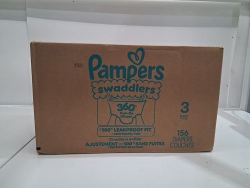 156PK PAMPERS SWADDLERS 360 PULL ON BABY DIAPERS - SIZE 3 image 4