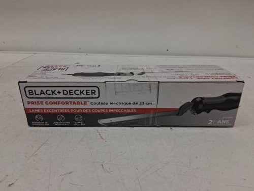 BLACK+DECKER ELECTRIC CARVING KNIFE with comfort grip  - 9" - BLACK (MODEL: EK500BC) image 2