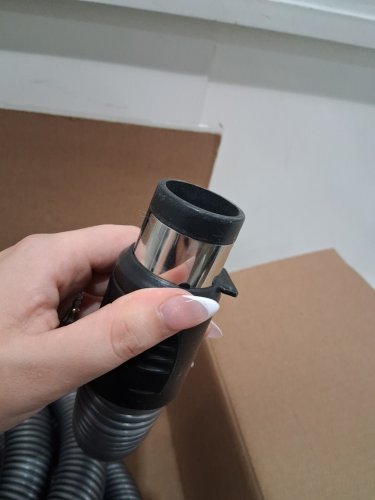 OVO CENTRAL VACUUM ATTACHMENT KIT WITH 35FT LOW-VOLTAGE HOSE - ON/OFF SWITCH AT THE HANDLE - GREY - (model: accho-35lv-ext) image 4