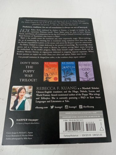 (paperback) Babel: Or the Necessity of Violence: An Arcane History of the Oxford Translators' Revolution by R. F Kuang image 3
