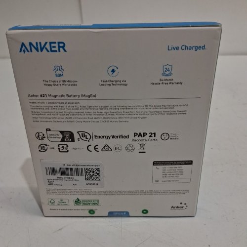 Anker 621 Magnetic Battery (MagGo), 5000mAh Magnetic Wireless Portable Charger with USB-C Cable. Only Compatible with iPhone 14/14 Pro/14 Pro Max, 13/12 Series. (Black) (model: a1610) image 3