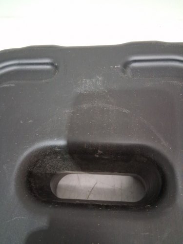 plastic gas can with pour spout - 10L - black image 4