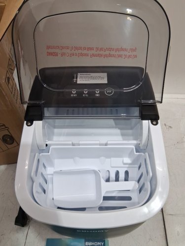 EUHOMY COUNTERTOP ICE MAKER MACHINE - MAKES 26LB/DAY - BLACK (MODEL: IM-06D / IM001-BBL-CAEH) image 4