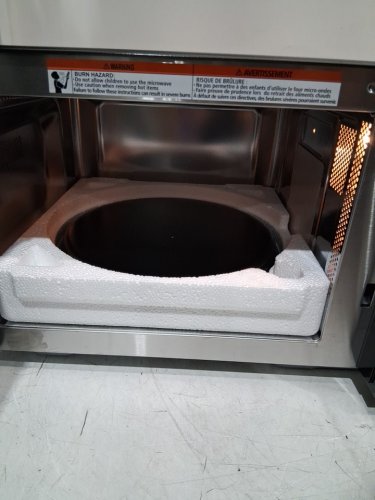 BLACK+DECKER 5-in-1 Microwave Oven with Air Fry, Bake, Roast and Convection Cooking - 0.9CU.FT - BLACK/SILVER (MODEL: ES9P032NA-CA) image 6