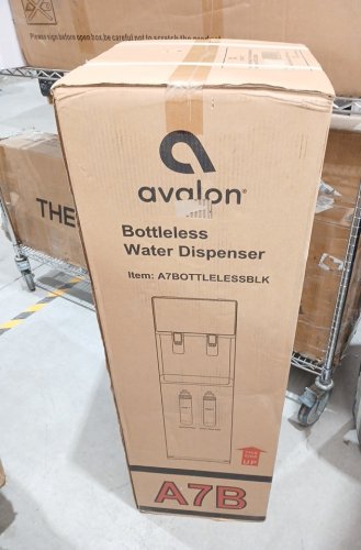 avalon self cleaning bottleless water cooler dispenser with hot/cold and child safety lock - black (model: a7bottlelessblk) image 4