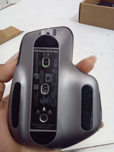 LOGITECH MX MASTER 3S - WIRELESS PERFORMANCE MOUSE WITH ULTRA-FAST SCROLLING, ERGO, 8K DPI, TRACK ON GLASS, QUIET CLICKS, USB-C, BLUETOOTH, WINDOWS, LINUX, CHROME - BLACK (MODEL: MR0077) image 5