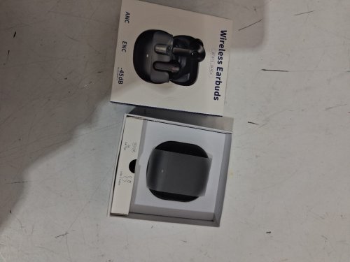 rohs active noise canceling wireless earbuds - black (model:btw73) image 3