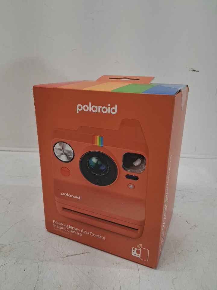 Polaroid Now+ Gen 3 Instant Camera with auto exposure and flash - orange (Model: Now+ 3) image 2