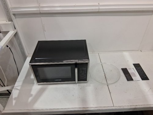 CHEFMAN 10 power levels eco mode child safety lock countertop microwave - 1000W - 1.1 cu.ft - stainless steel - (MODEL:RJ55-SS-11-CK-CA) image 5