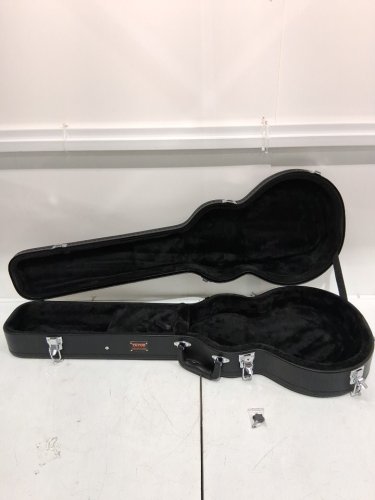 VEVOR LES PAUL ELECTRIC WATER-RESISTANT GOURD-SHAPED SOFT LINING GUITAR HARD CASE WITH LOCK LATCH, KEYS & HANDLE - BLACK/SILVER(MODEL: HL-39A) image 4