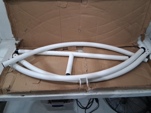 Goutime hanging Egg Chair Hammock Stand - 81" X 52", 330lbs cap - White (MODEL: SW-LCSD002w) image 5