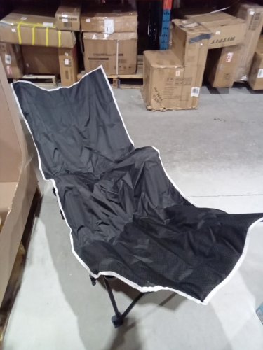 Overmont oversized folding Camping Cot with Mattress - 72" x 28" - 550lbs CAP - black (model: Om006012) image 3