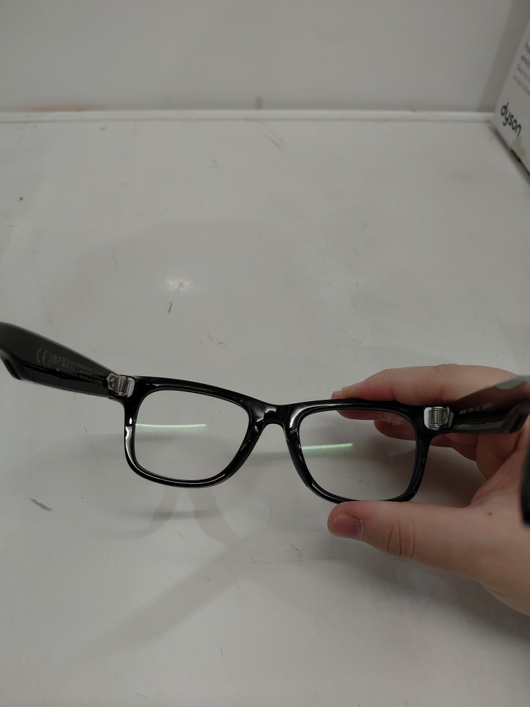 RAY-BAN META WAYFARER gen 2 smart glasses size 53 - gloss black with clear lenses (model: rw4012) image 5