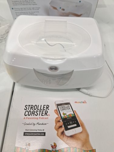 Munchkin Warm Glow Baby Wipe Warmer - White - (Model: 10049-PK-9) image 3