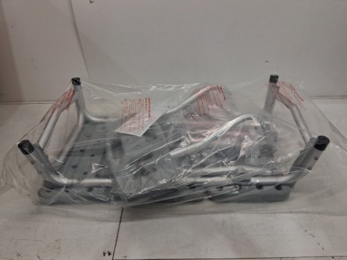 MEDLINE GUARDIAN TRANSFER BENCH WITH BACK & MICROBAN ANTIMICROBIAL TREATMENT - GREY (MODEL: G3-100KBX1) image 3