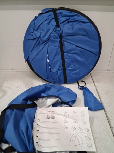 Glymnis Pop Up Beach Tent - 1-4 Persons - blue image 3