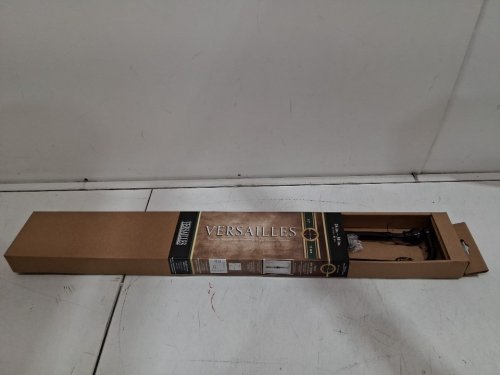 2PK VERSAILLES HOME FASHIONS SWING ARM RODS WITH BALL FINIAL - 24" - 38" x 0.5" - EXPRESSO/BRONZE (MODEL: 8029-93) image 3