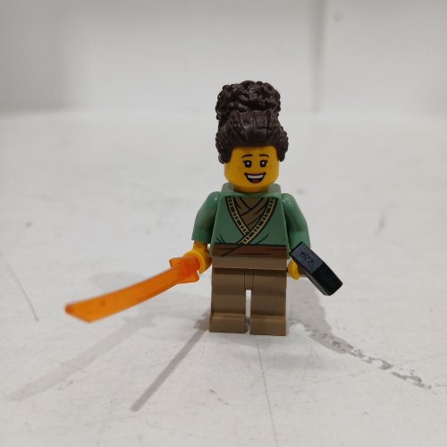 LEGO NINJAGO COLLECTIBLE MINI FIGURE WITH ASSORTED WEAPON / TOOL - BLACK SMITH, TEMPLE image 2