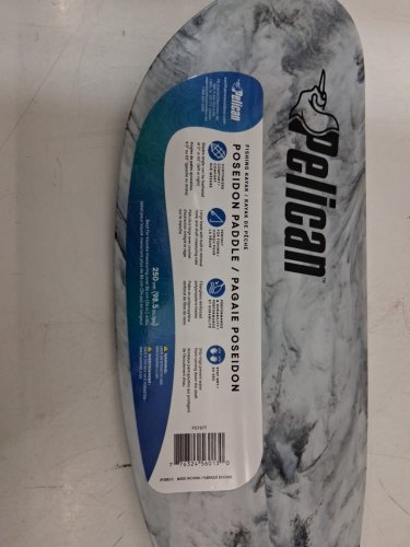 PELICAN SPORT POSEIDON ANGLER KAYAK PADDLE WITH ANTI-SLIP COATED ALLUMINUM SHAFT AND FIBERGLASS REINFORCED POLYPROPYLENE BLADES - 0/65°, GRANITE (MODEL: ‎PS1977-00) image 3