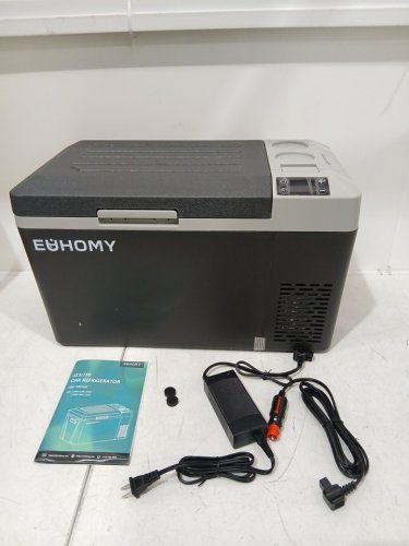 EUHOMY PORTABLE APP Controlled Compressor Electric Cooler/REFERIGERATOR - 23L - BLACK/GREY (MODEL: CF008-23BL-CAEH) image 3