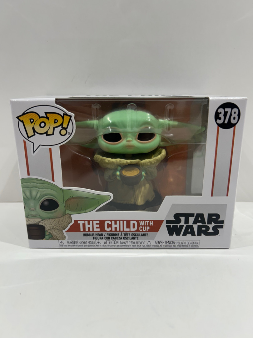 Funko pop! Star Wars the mandalorian - the child with cup bobble head (#378) image 2