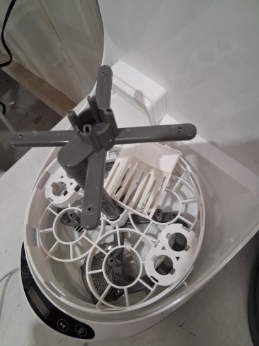 BABY BREZZA BOTTLE WASHER PRO - BABY BOTTLE WASHER, STERILIZER, AND DRYER, ALL IN ONE MACHINE CLEANS BOTTLES, PUMP PARTS & SIPPY CUPS (MODEL: BRZ0103) image 3