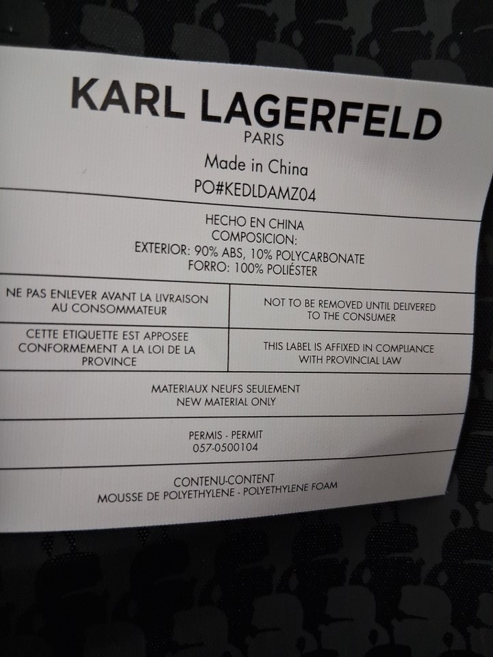 Karl Lagerfeld Paris Karl & Kat Ladies' Straight Suitcase - 25" - multicolor(model:KF418LO1-MUL-MED) image 8
