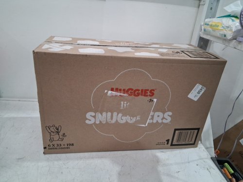 198PK HUGGIES LITTLE SNUGGLERS BABY DIAPERS - SIZE 1 (UP TO 14LB) - DISNEY WINNIE THE POOH (MODEL: 56308) image 3