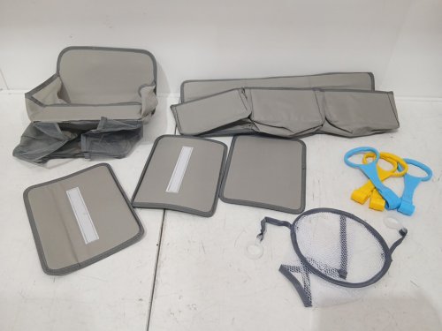 jinxia Baby Playpen with Mat - 79" x 70" - grey/multicolor - (model:b0cytcn1k4) image 7