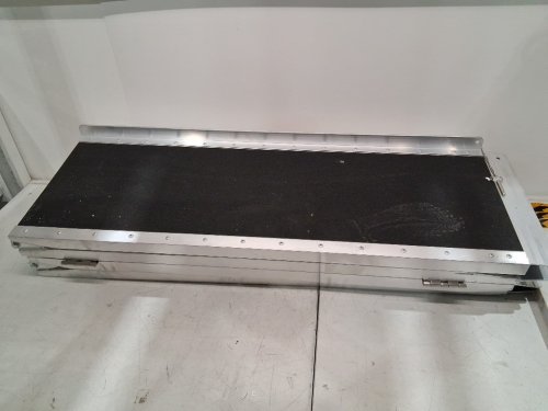 non-slip Wheelchair Ramp with Support Legs - 800lbs max - 7FT -silver/black (model: WR03-7FT-30-T-A) image 4