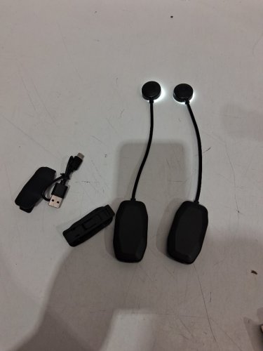 2PK LED Rechargeable Book Lights with adjustable light modes - black image 4
