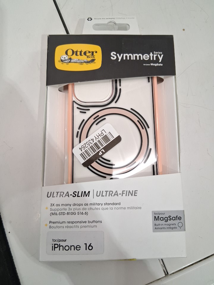 OtterBox Symmetry Series iPhone 16 Case FOR MAGSAFE - DOODLE/ LIGHT PINK (MODEL: 77-97029) image 2