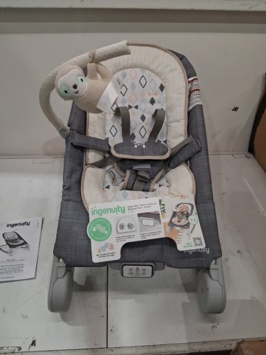 Ingenuity  Happy Belly Rock-to-Bounce Massage Seat - 21" X 27" - Parker /DARK GREY (model: 16853-000) image 5