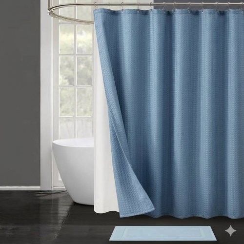 4pc Nueva spa bathroom set - BLUE (model:2794666) image 4
