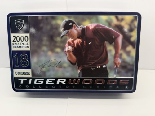 COMPLETE SET OF 4 Tiger Woods Collector Series Tin Box Golf Balls 2000-2001 (TINS 1,2,3,4) image 7