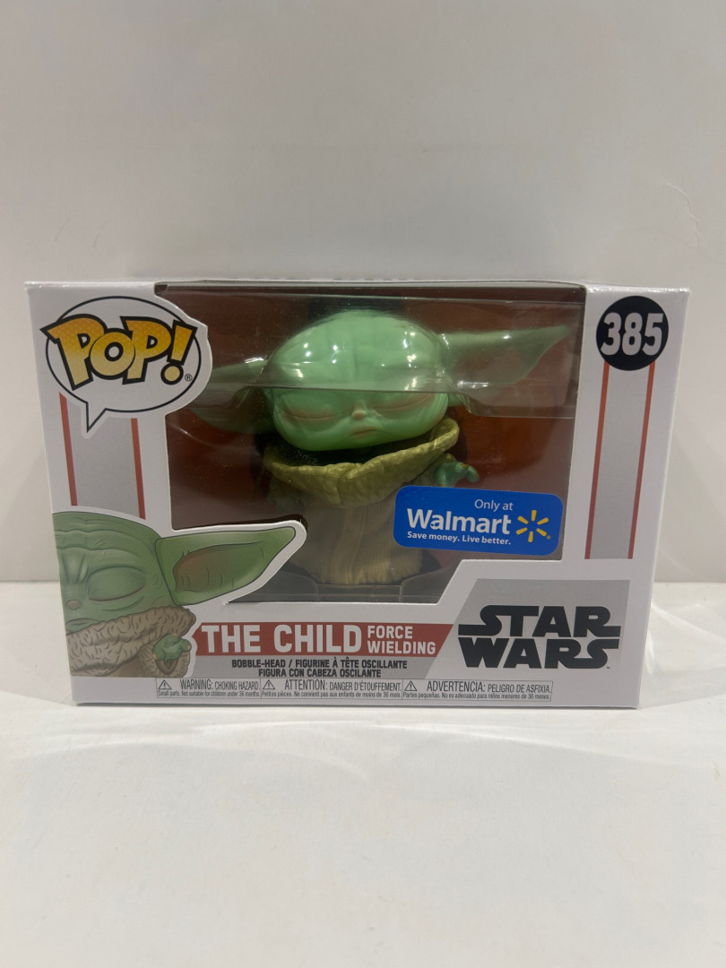 Funko pop! **only at Walmart** Star Wars - the child force wielding bobble head (#385) image 2