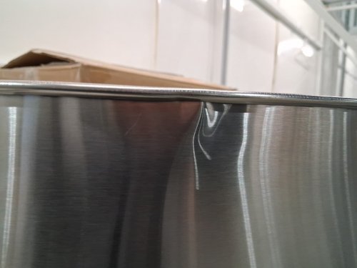 OVAL AUTOMATIC TOUCH FREE TRASH CAN - 13GAL - STAINLESS STEEL (model: tc-1350r-ss) image 4