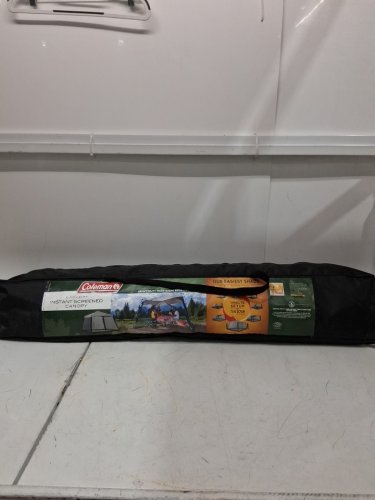COLEMAN SCREENED CANOPY TENT WITH INSTANT SETUP - 11FT x 11FT - BACK HOME SCREENHOUSE SETS UP IN 60 SECONDS - GREY (Model: 2000036712) image 2