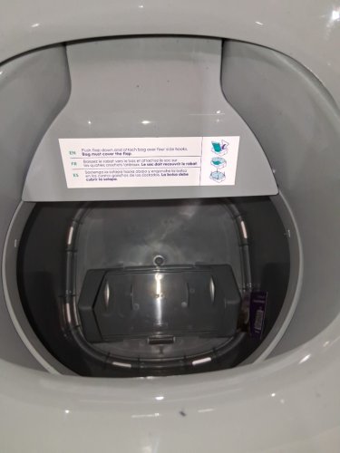 Litter Genie Easy Roll Pail with Easy Roll Refill - 24 Bags with Odour-locking & holds up to 8 days of cat litter - grey (Model: 666594/I000371) image 4