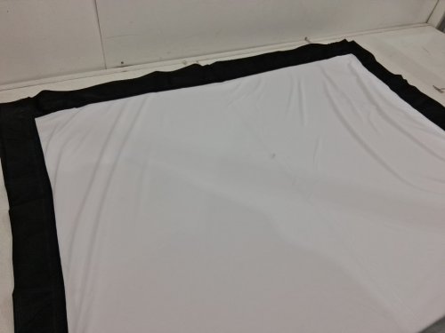 PORTABLE 160° WIDE ANGLE INDOOR/OUTDOOR PROJECTOR SCREEN WITH STAND AND CARRY BAG - 80" - BLACK (MODEL: DZC-80) image 4