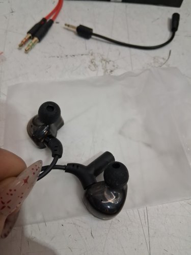 bluefire noise cancelling gaming earbuds / headphones with a detachable microphone - black (model : MS072B) image 3