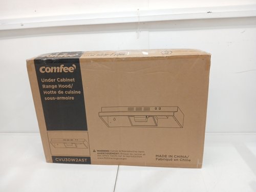 COMFEE UNDER CABINET RANGED HOOD - 30" - 200CFM - STAINLESS STEEL (MODEL: ‎CVU30W2AST) image 2