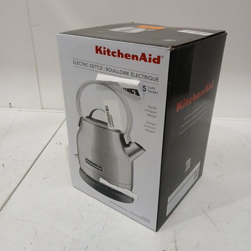 KITCHENAID 5-CUP ELECTRIC KETTLE - BRUSHED STAINLESS STEEL - (MODEL: KEK1222SX) image 2