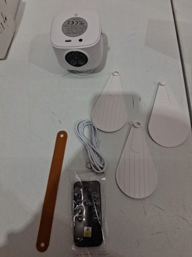Nuzeky portable storage mini hanging fan - white (model: Sx-d01) image 3