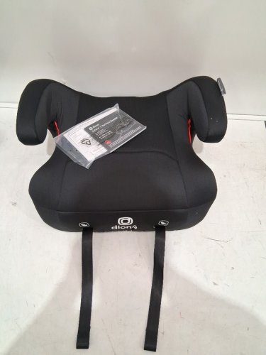 DIONO SOLANA 2 LATCH BACKLESS BOOSTER CAR SEAT WITH CUPHOLDERS AND REMOVABLE WASHABLE COVER - FOR KIDS 40-120LBS - CHARCOAL BLACK (MODEL: 32100-nA-01) image 2